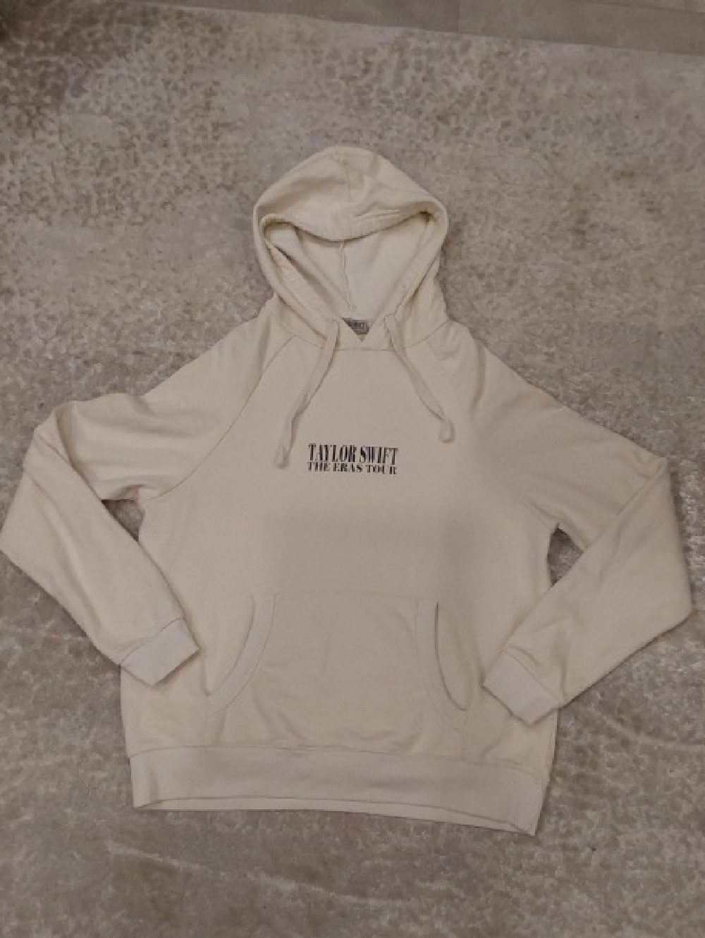 Taylor Swift  The Eras Tour  Beige Hoodie Size M - Picture 5 of 13